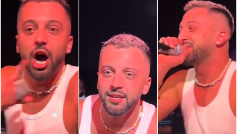 Gjesti befasohet në koncert, fansat i ofrojnë kartën e bankës në mes të performancës