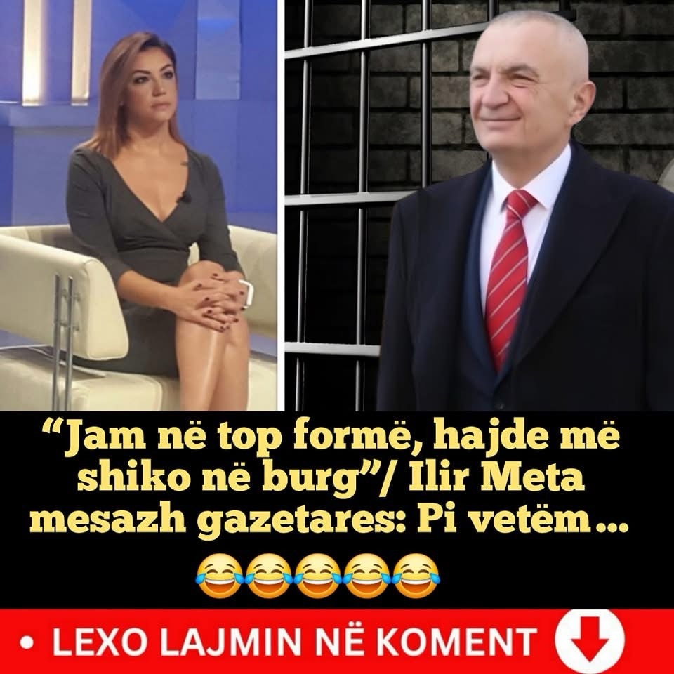 “Jam në top formë, hajde më shiko”/ Ilir Meta mesazh gazetares: Pi vetëm…