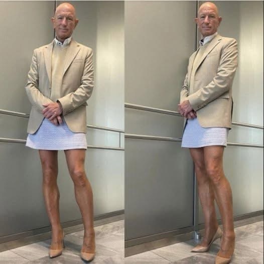 This father of 3 works as an engineer. He has been flaunting skirts and high heels at work every day for the last decade. But his wife is very proud of him for one special reason.