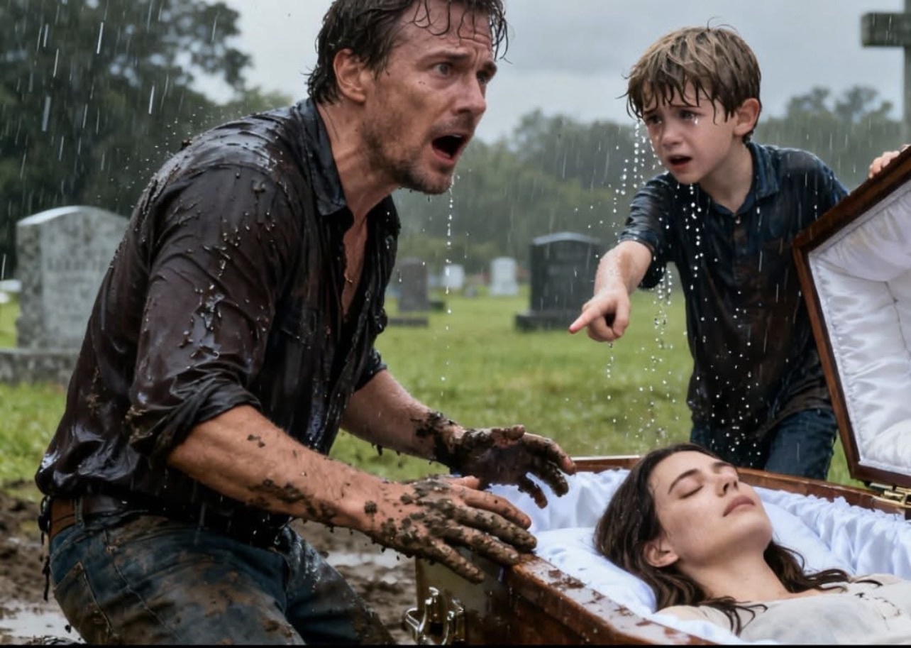 One hour after his mother’s funeral, a 7-year-old boy insisted that her grave be reopened — what they saw inside left everyone speechless.