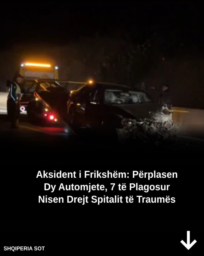 Aksident i Frikshëm në Peshkopi: Përplasen Dy Automjete, 7 të Plagosur Nisen Drejt Spitalit të Traumës