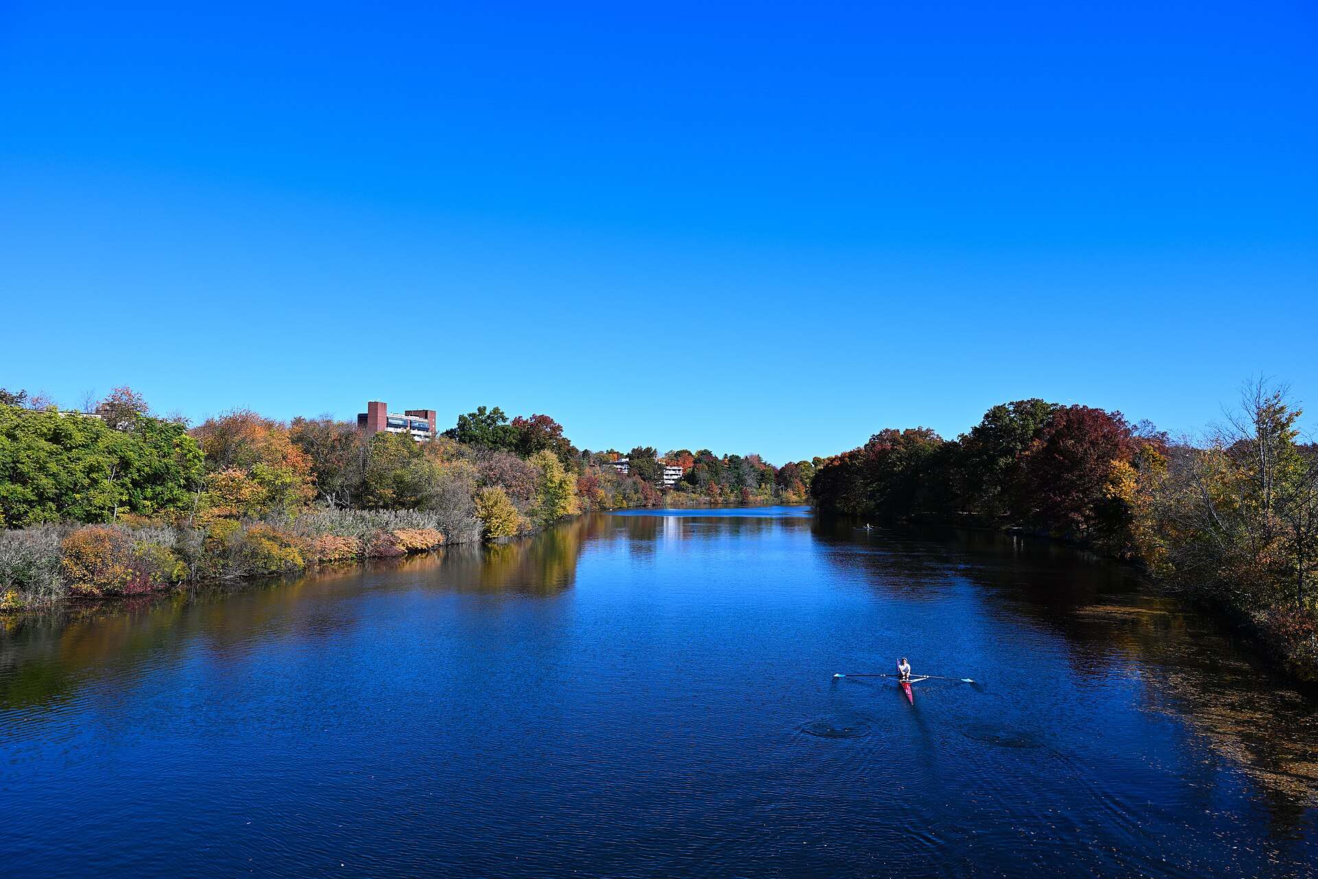 Charles River in Massachusetts on a sunny day