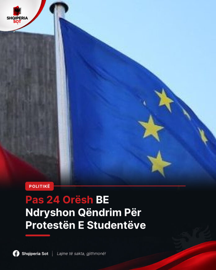 “Luftë” në protestën e studentëve, pas 24 orësh BE ndryshon qëndrim: Dhuna nuk ka vend në demokraci