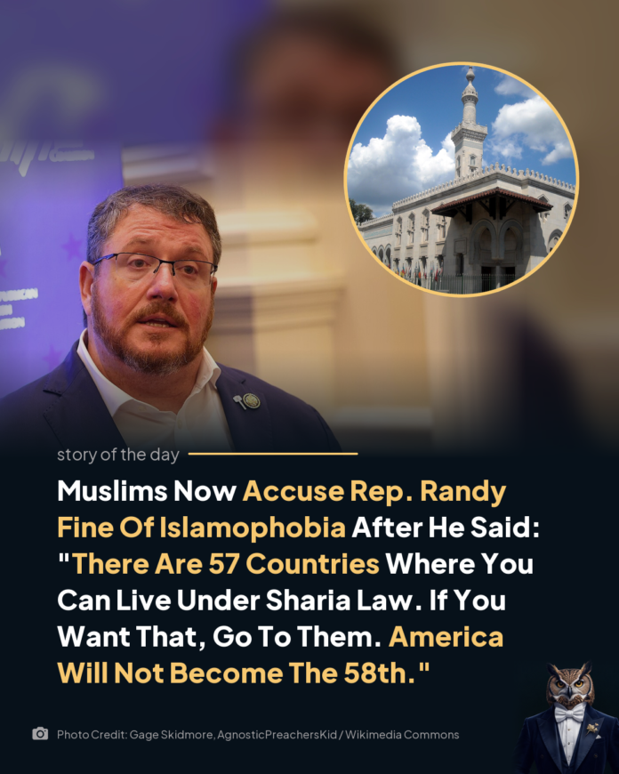 Muslims Now Accuse Rep. Randy Fine Of Islamophobia After He Said: 