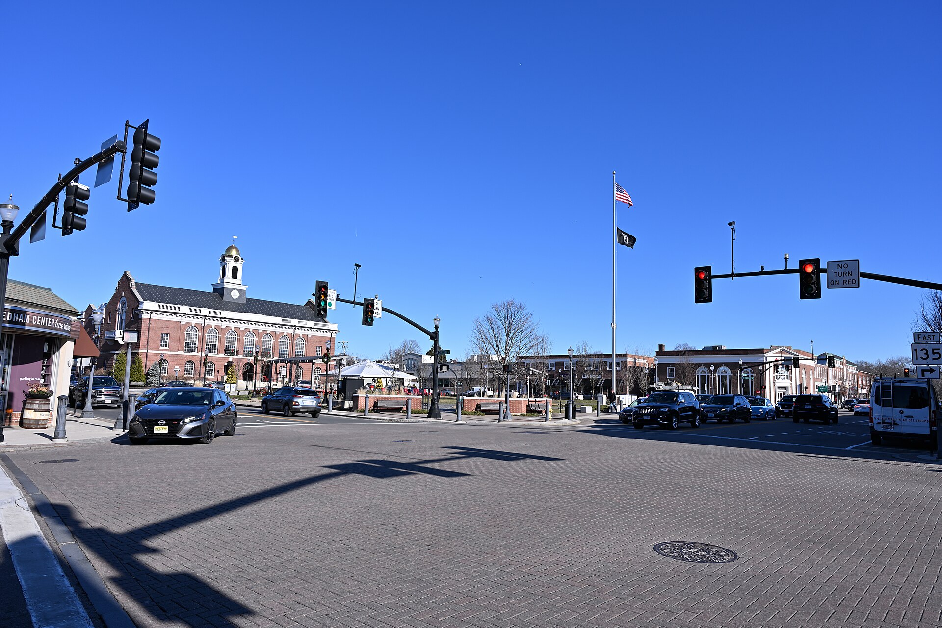 Downtown Needham Center, Massachusetts
