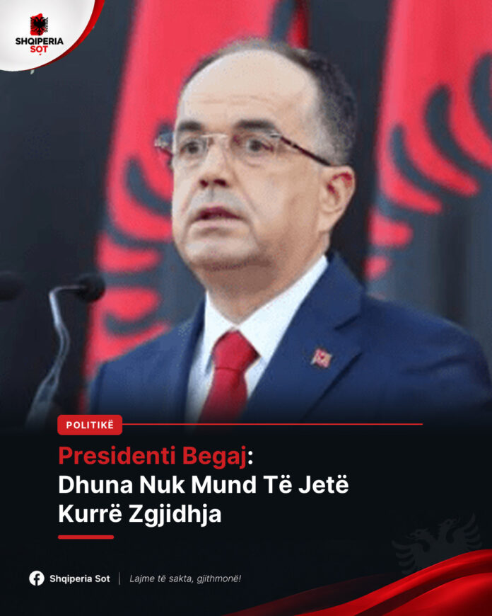 Përplasje mes policisë dhe protestuesve, reagon sërish Presidenti Begaj: Dhuna nuk mund të jetë kurrë zgjidhja