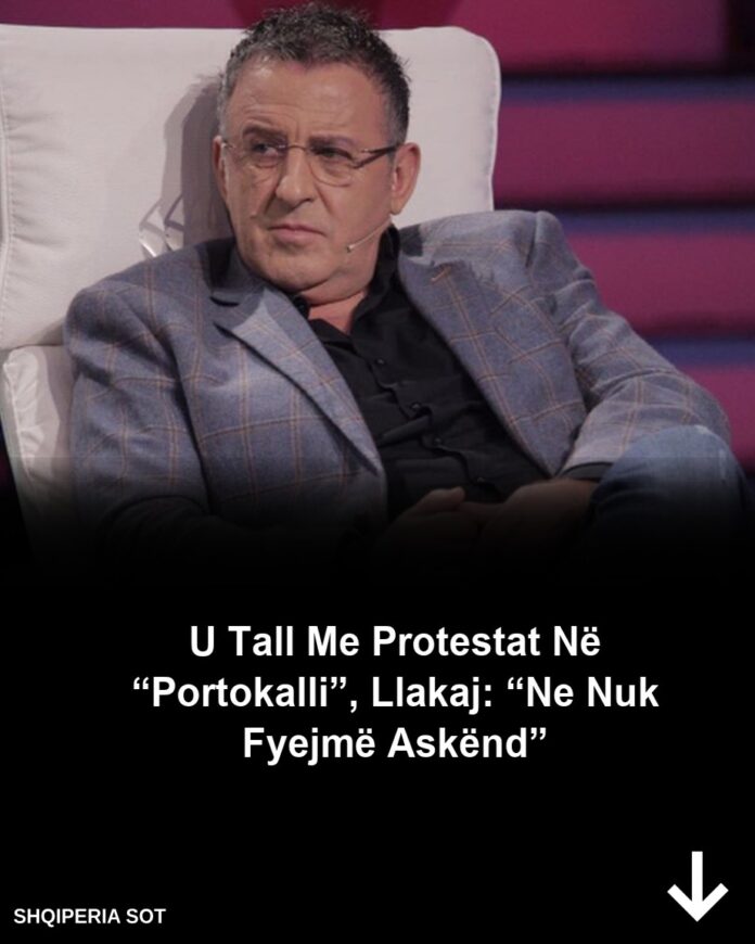 U tall me protestat në “Portokalli” dhe nxiti reagime negative, reagon publikisht Agron Llakaj