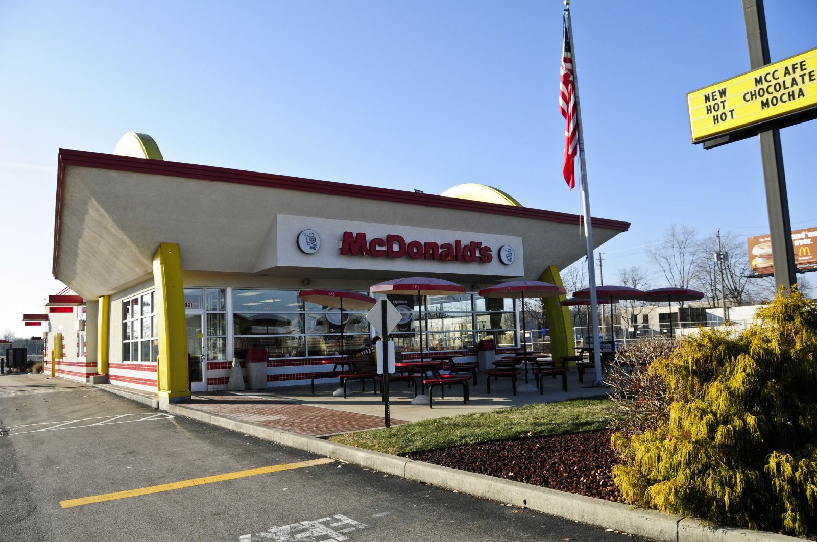 Vintage-style McDonald's restaurant